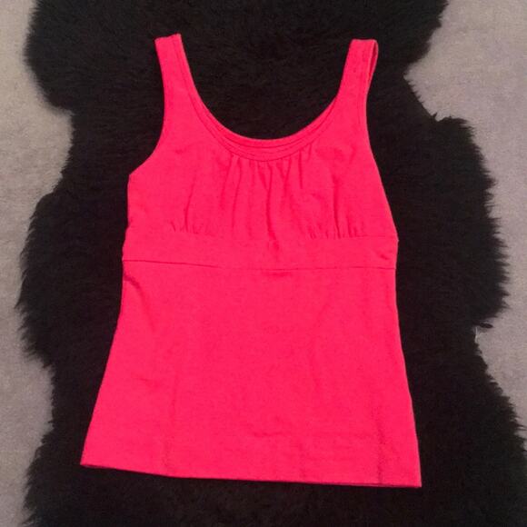 Old navy workout tank pink built in bra S - Picture 1 of 2